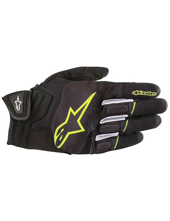 Guanti Moto Alpinestars Atom - Nero/Giallo fluo 3574018155 - 1 Guanti Moto Alpinestars Atom - Nero/Giallo fluo 3574018155 - 1
