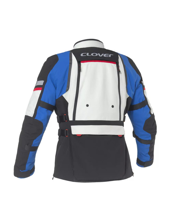 Touring Clover GTS-5 WP Herren-Motorradjacke Blau/Grau/Rot 17003-BL/GR - 2 Touring Clover GTS-5 WP Herren-Motorradjacke Blau/Grau/Rot 17003-BL/GR - 2