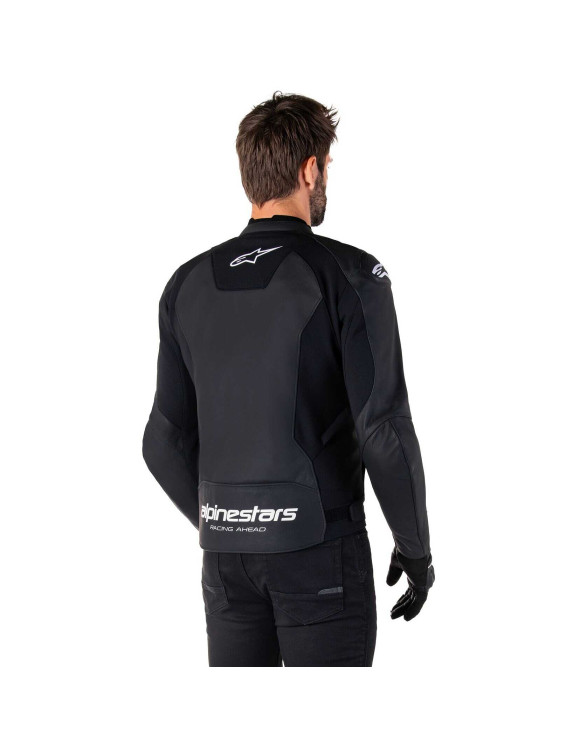 Giacca Moto Alpinestars In Pelle Faster V3 - Nero/Bianco 310352512 - 6 Giacca Moto Alpinestars In Pelle Faster V3 - Nero/Bianco 310352512 - 6