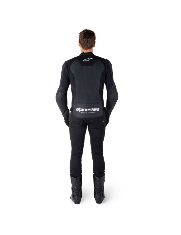 Giacca Moto Alpinestars In Pelle Faster V3 - Nero/Bianco 310352512 - 9 Giacca Moto Alpinestars In Pelle Faster V3 - Nero/Bianco 310352512 - 9