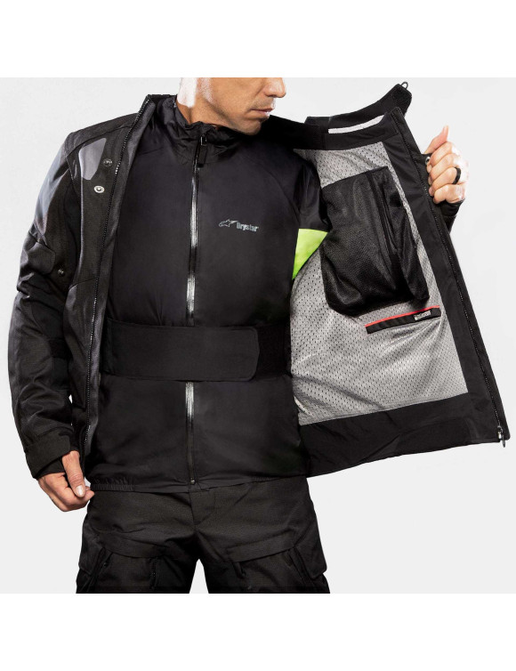 Veste de moto Alpinestars Halo Drystar® - Noir/Noir 32048221100 - 5 Veste de moto Alpinestars Halo Drystar® - Noir/Noir 32048221100 - 5