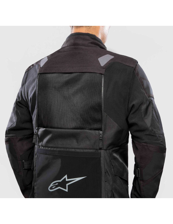 Alpinestars Halo Drystar® Motorradjacke – Schwarz/Schwarz 32048221100 - 6 Alpinestars Halo Drystar® Motorradjacke – Schwarz/Schwarz 32048221100 - 6