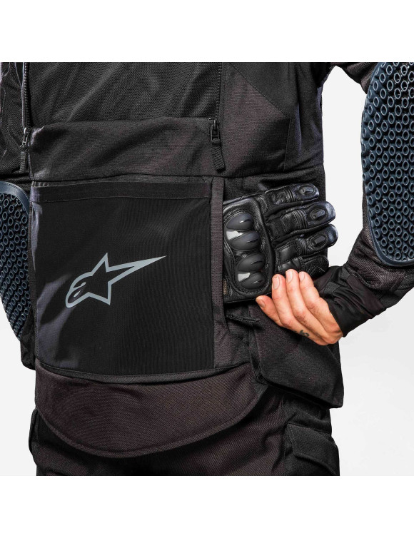 Giacca Moto Alpinestars Halo Drystar® - Nero/Nero 32048221100 - 9 Giacca Moto Alpinestars Halo Drystar® - Nero/Nero 32048221100 - 9