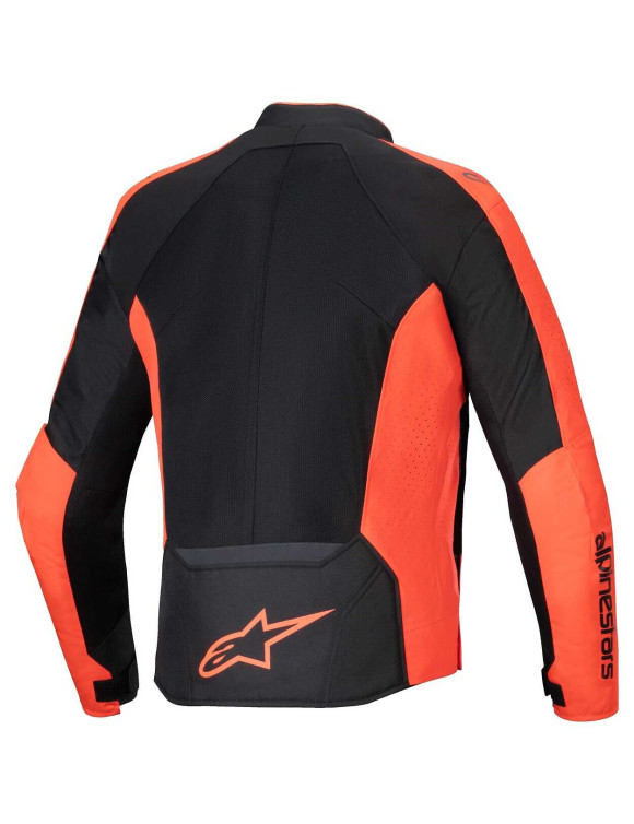 Veste de moto Alpinestars Viper Air V4 - Rouge Fluo/Noir 3300925314 - 2
