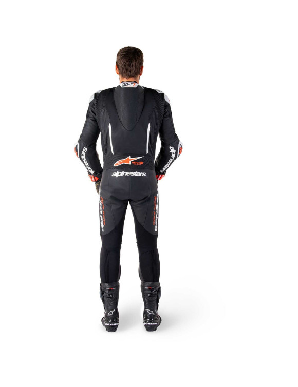 Alpinestars GP Leather Motorcycle Suit - R7 - 1 Piece - Black/White/Fluo Red 31501251231 - 5 Alpinestars GP Leather Motorcycle Suit - R7 - 1 Piece - Black/White/Fluo Red 31501251231 - 5