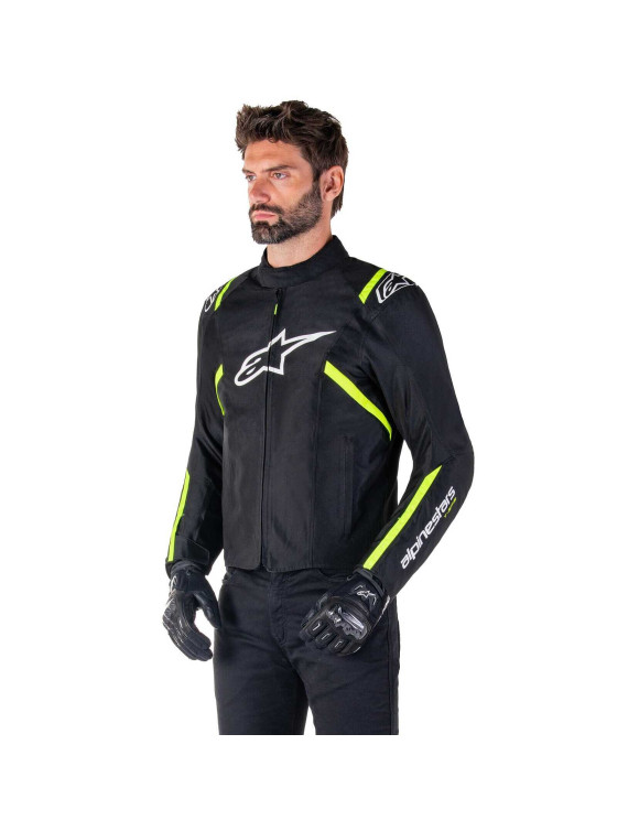 Veste de moto imperméable Alpinestars TPS V2 - Noir/Blanc/Jaune fluo 3200225125 - 4 Veste de moto imperméable Alpinestars TPS V2 - Noir/Blanc/Jaune fluo 3200225125 - 4