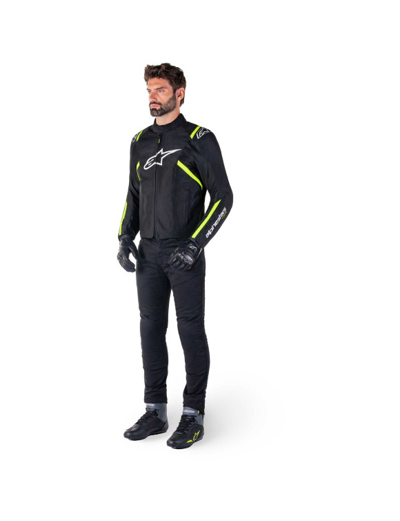 Veste de moto imperméable Alpinestars TPS V2 - Noir/Blanc/Jaune fluo 3200225125 - 8 Veste de moto imperméable Alpinestars TPS V2 - Noir/Blanc/Jaune fluo 3200225125 - 8