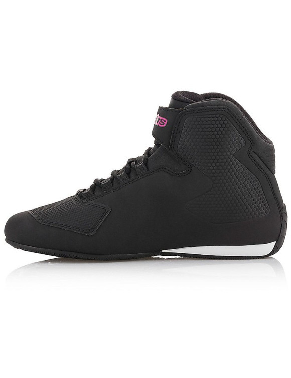 Chaussures de moto Alpinestars Stella Sektor pour femmes - Noir/fuchsia 25157191039 - 3
