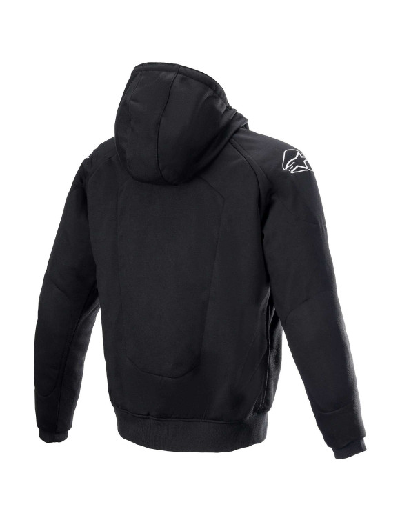 Felpa Con Cappuccio Alpinestars Chrome Ignition - Nero/Rosso fluo 42008221030 - 2