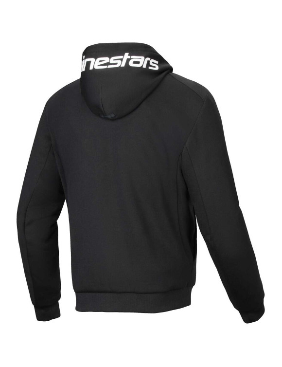 Alpinestars Chrome V2 Sport Hoodie – Schwarz/Weiß 420032512 - 2 Alpinestars Chrome V2 Sport Hoodie – Schwarz/Weiß 420032512 - 2