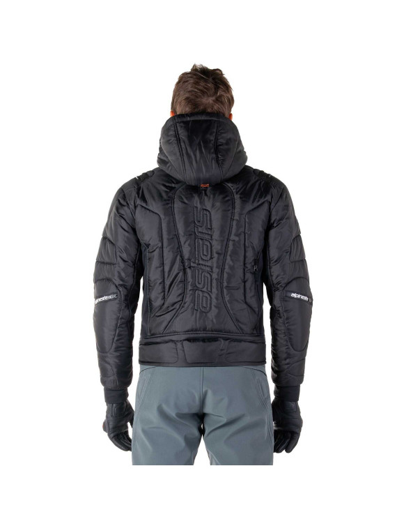 Chaqueta de moto impermeable Alpinestars Mohobbs - Negro/Naranja fluo 3200925156 - 5