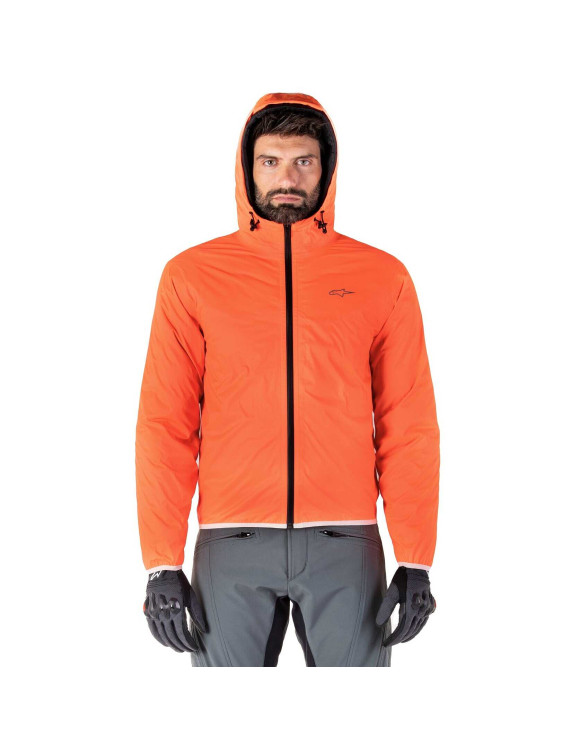 Chaqueta de moto impermeable Alpinestars Mohobbs - Negro/Naranja fluo 3200925156 - 14