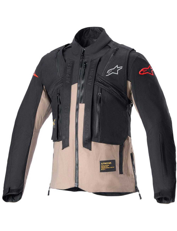 Alpinestars Techdura Falco Motorradjacke – Schwarz/Braun 37045241286 - 3