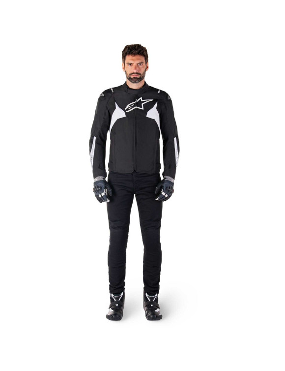 Giacca Moto Alpinestars Impermeabile T - Jaws V4 - Nero/Bianco 320012512 - 7 Giacca Moto Alpinestars Impermeabile T - Jaws V4 - Nero/Bianco 320012512 - 7
