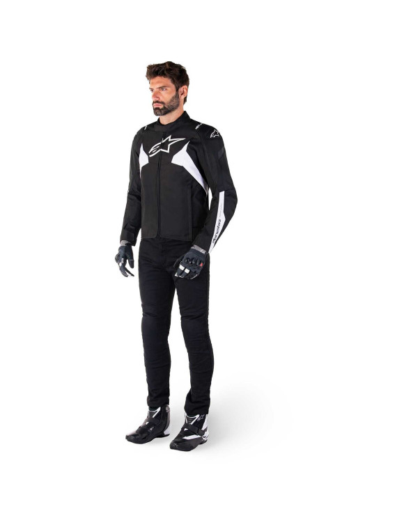 Alpinestars Waterproof Motorcycle Jacket T - Jaws V4 - Black/White 320012512 - 8 Alpinestars Waterproof Motorcycle Jacket T - Jaws V4 - Black/White 320012512 - 8