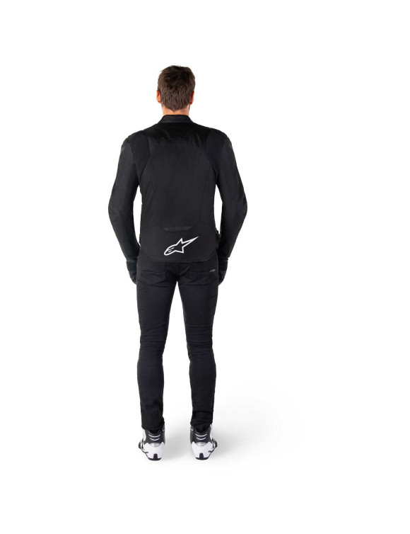 Alpinestars Waterproof Motorcycle Jacket T - Jaws V4 - Black/White 320012512 - 9 Alpinestars Waterproof Motorcycle Jacket T - Jaws V4 - Black/White 320012512 - 9