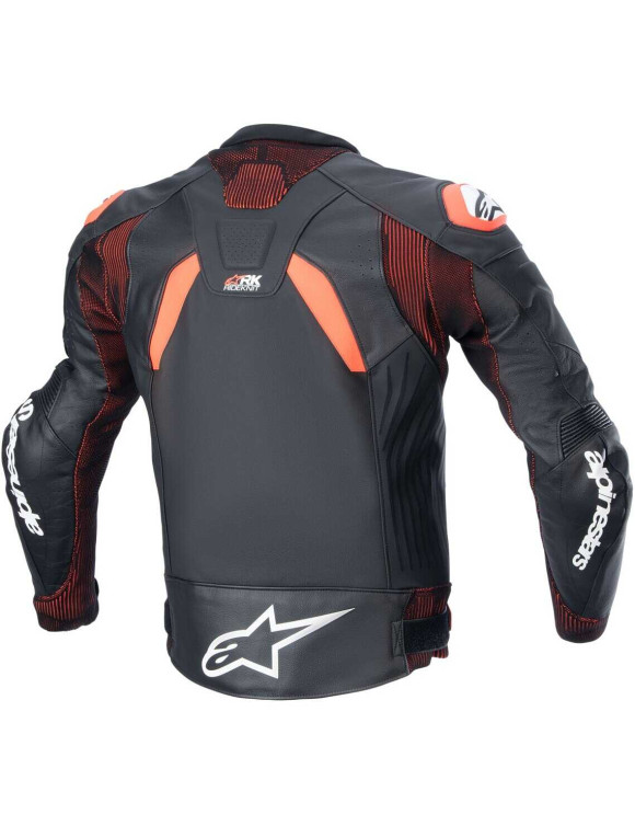 Alpinestars GP Plus R V4 Rideknit® Leather Motorcycle Jacket - Black/Fluo Red/White 31003241321 - 2 Alpinestars GP Plus R V4 Rideknit® Leather Motorcycle Jacket - Black/Fluo Red/White 31003241321 - 2
