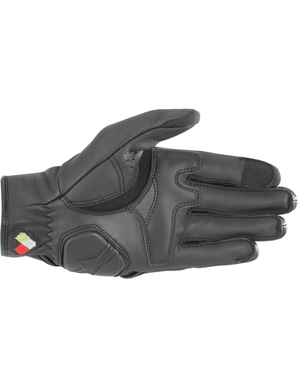 Guanti Moto Alpinestars In Pelle Stella Dyno - Nero/Nero 35196241100 - 2 Guanti Moto Alpinestars In Pelle Stella Dyno - Nero/Nero 35196241100 - 2