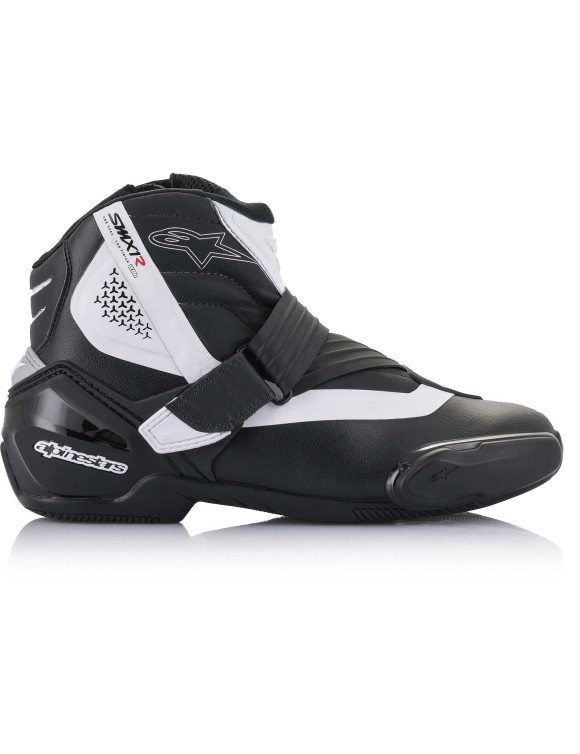 Bottes de moto Alpinestars SMX-1 R V2 - Noir/Blanc 222452112 - 4