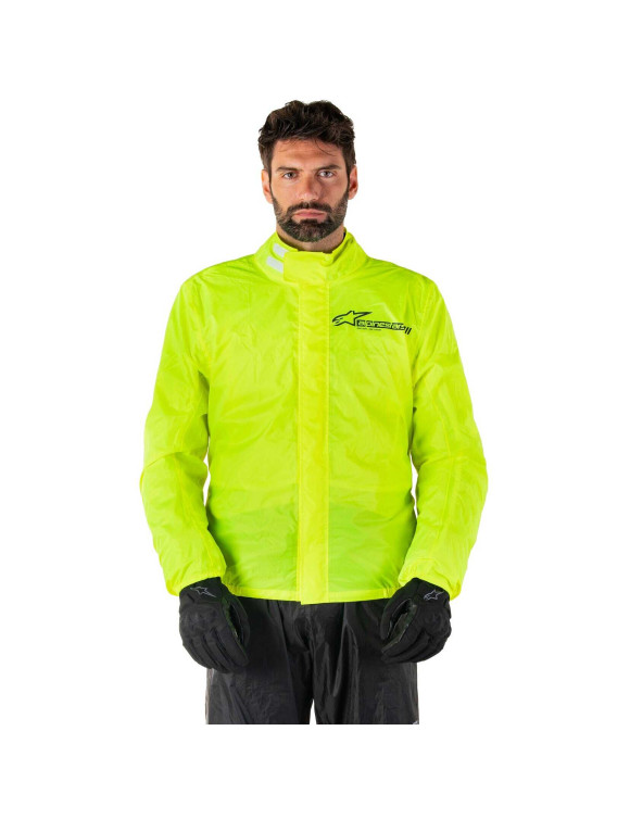 Alpinestars Hurricane Rain V2 Motorrad-Regenjacke Gelb HV 320052555 - 11