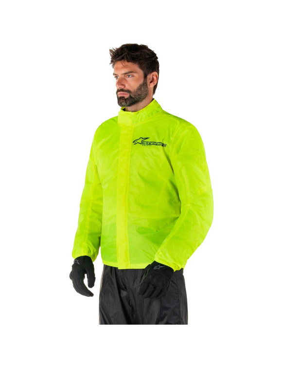 Alpinestars Hurricane Rain V2 Motorrad-Regenjacke Gelb HV 320052555 - 12