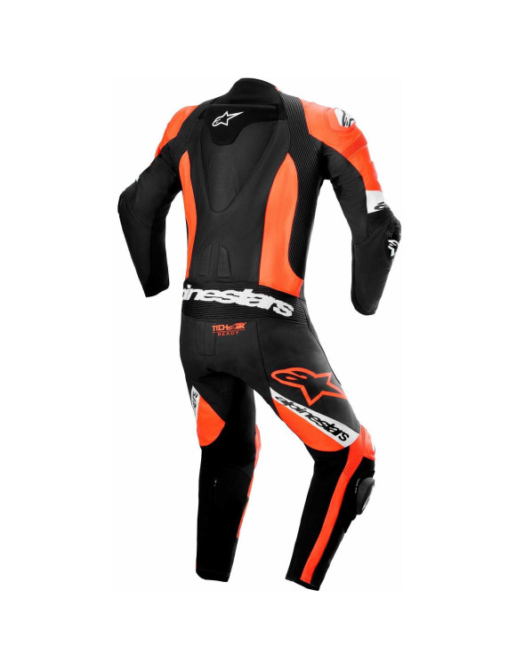 Combinaison moto en cuir Alpinestars Missile V2 Ward - 1 pièce - Noir/Rouge Fluo/Blanc 31518241321 - 2 Combinaison moto en cuir Alpinestars Missile V2 Ward - 1 pièce - Noir/Rouge Fluo/Blanc 31518241321 - 2