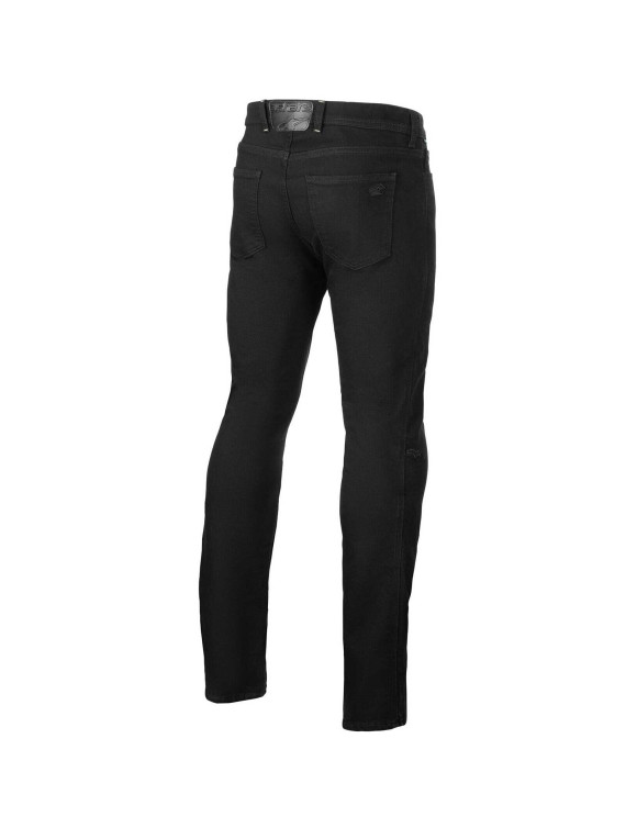 Pantalones de moto Alpinestars Cult-8 en denim elástico - Enjuague/Negro 33250241202 - 2 Pantalones de moto Alpinestars Cult-8 en denim elástico - Enjuague/Negro 33250241202 - 2