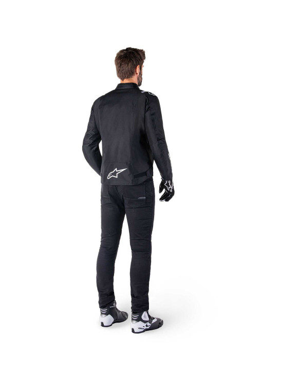 Alpinestars T-SPS V2 WP Men's Motorcycle Jacket Black/White 320022512 - 18 Alpinestars T-SPS V2 WP Men's Motorcycle Jacket Black/White 320022512 - 18