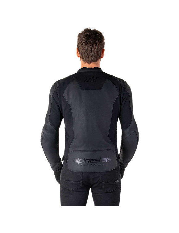 Alpinestars Faster V3 Leder-Motorradjacke – Schwarz/Schwarz 31035251100 - 5 Alpinestars Faster V3 Leder-Motorradjacke – Schwarz/Schwarz 31035251100 - 5