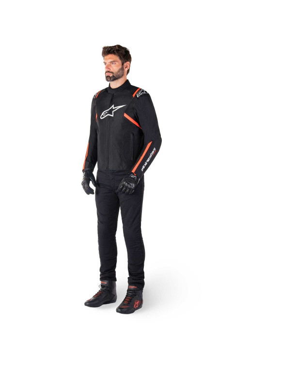 Giacca Moto da Uomo Alpinestars T-SPS V2 WP Black/White/Red 32002251231 - 17