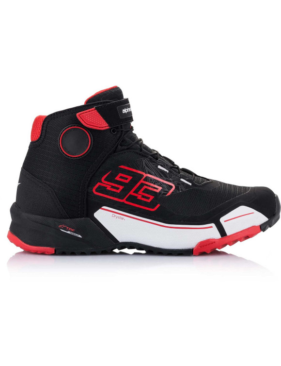 MM93 Alpinestars CR-X Drystar® Chaussures de moto - Noir/Rouge/Blanc 2611921132 - 4 MM93 Alpinestars CR-X Drystar® Chaussures de moto - Noir/Rouge/Blanc 2611921132 - 4