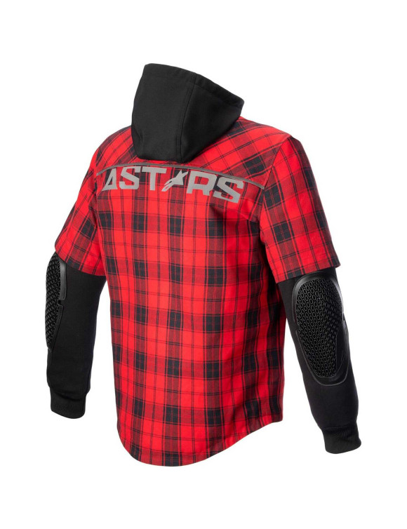 Chemise tartan Alpinestars Mo.St.Eq - Rouge flamme/Noir 43004243136 - 2