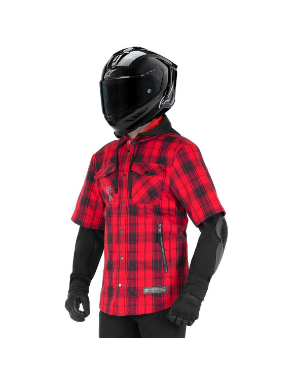 Camicia Alpinestars Mo.St.Eq Tartan - Rosso fiamma/Nero 43004243136 - 3