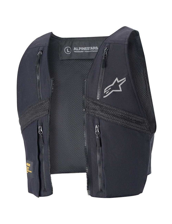Veste de moto Alpinestars Techdura Falcon - Marron/Bleu nuit 37045248007 - 5