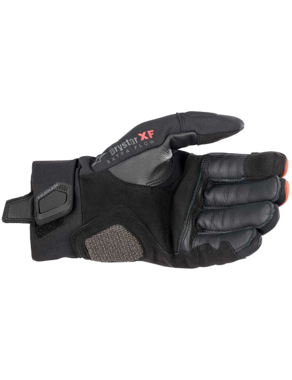 Gants de moto Alpinestars Hyde Xt Drystar® XF - Rouge feu/Noir 35225233131 - 2