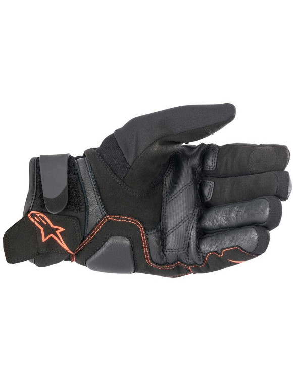 Gants de moto Alpinestars SMX-1 Drystar® - Noir/Rouge Fluo 35207231030 - 2