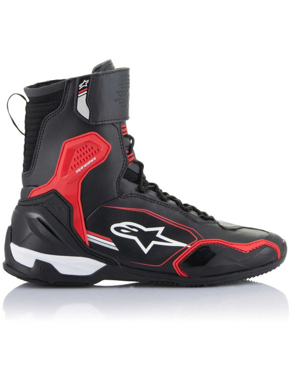 Zapatos de moto Alpinestars Superfaster - Negro/Rojo brillante/Blanco 25111241342 - 3 Zapatos de moto Alpinestars Superfaster - Negro/Rojo brillante/Blanco 25111241342 - 3