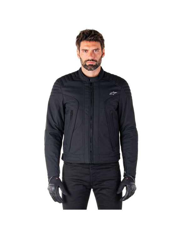 Chaqueta de moto Alpinestars Clayton resistente al agua - Negro/Negro 32008251100 - 3 Chaqueta de moto Alpinestars Clayton resistente al agua - Negro/Negro 32008251100 - 3