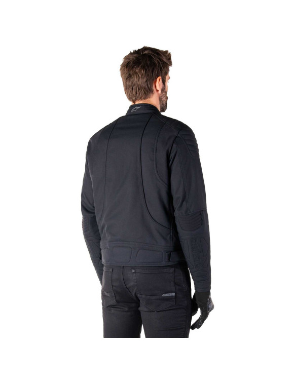 Chaqueta de moto Alpinestars Clayton resistente al agua - Negro/Negro 32008251100 - 6 Chaqueta de moto Alpinestars Clayton resistente al agua - Negro/Negro 32008251100 - 6