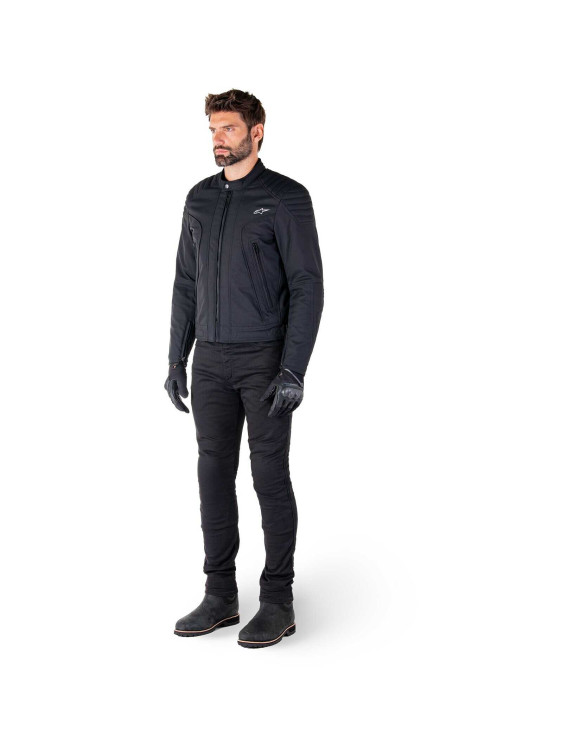 Wasserabweisende Motorradjacke Alpinestars Clayton – Schwarz/Schwarz 32008251100 - 8 Wasserabweisende Motorradjacke Alpinestars Clayton – Schwarz/Schwarz 32008251100 - 8