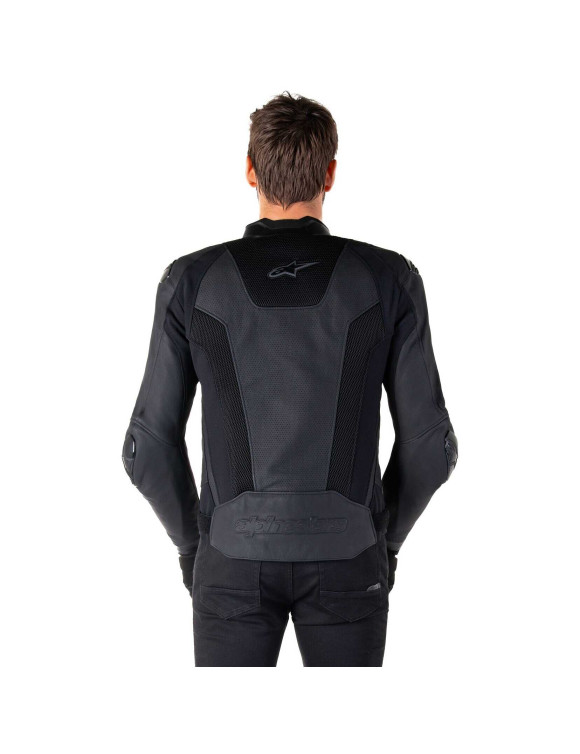 Alpinestars Missile V3 Airflow Leather Motorcycle Jacket - Black/Black 31002251100 - 8