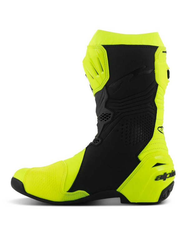 Alpinestars Supertech R Motorradstiefel – Fluo Gelb/Schwarz 2220021551 - 2