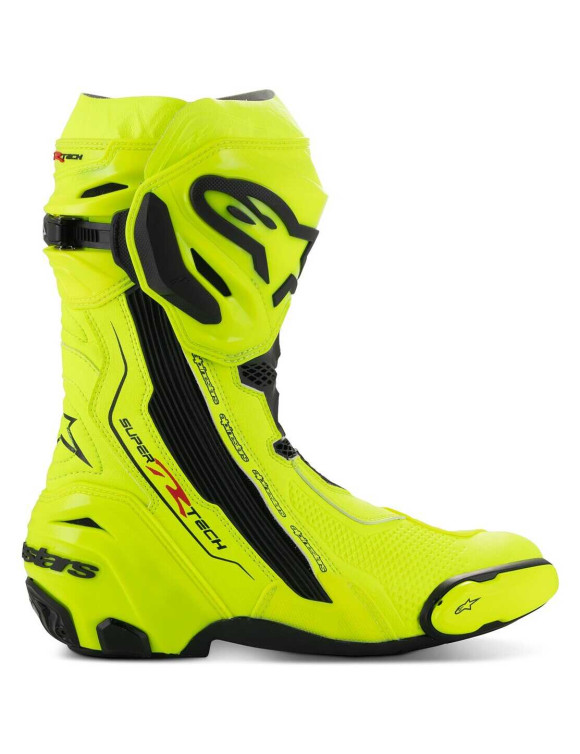 Alpinestars Supertech R Motorradstiefel – Fluo Gelb/Schwarz 2220021551 - 4