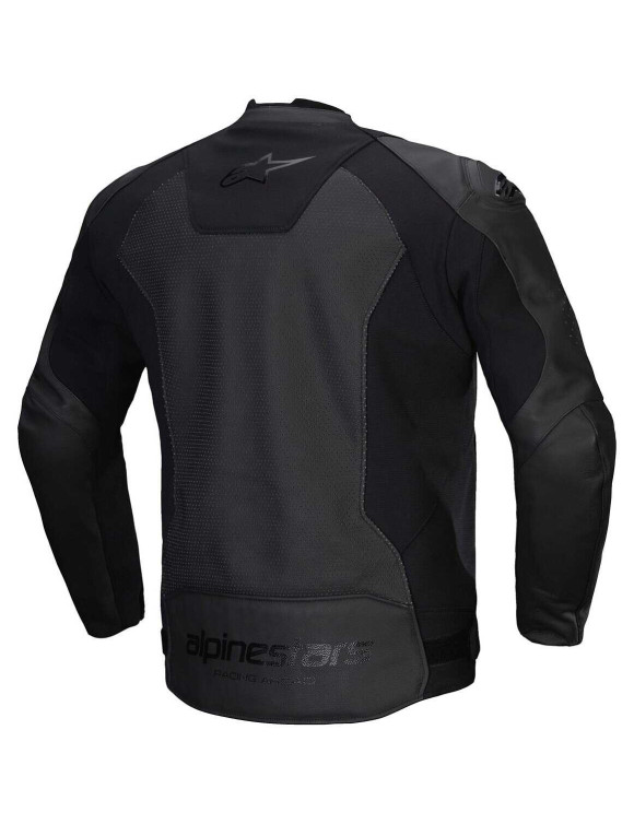 Alpinestars Faster V3 Airflow Leder-Motorradjacke – Schwarz/Schwarz 31036251100 - 2 Alpinestars Faster V3 Airflow Leder-Motorradjacke – Schwarz/Schwarz 31036251100 - 2