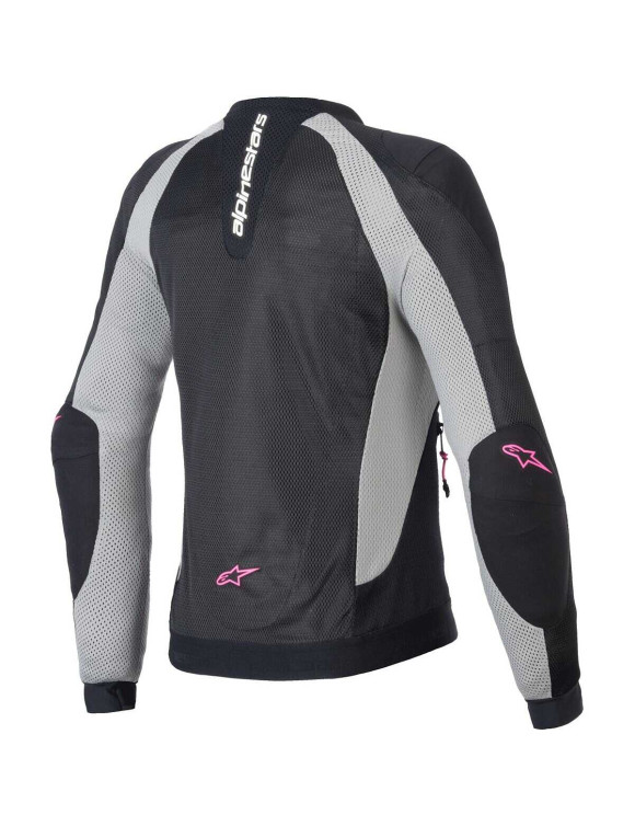 Alpinestars Stella Troop-Air Damen-Motorradjacke – Schwarz/Aschgrau/Fluo Pink 33103251465 - 2 Alpinestars Stella Troop-Air Damen-Motorradjacke – Schwarz/Aschgrau/Fluo Pink 33103251465 - 2
