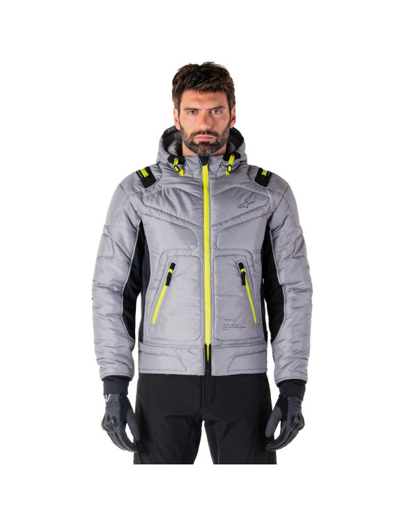 Chaqueta de moto impermeable Alpinestars Mohobbs - Gris lunar/Verde limón 32009259143 - 3 Chaqueta de moto impermeable Alpinestars Mohobbs - Gris lunar/Verde limón 32009259143 - 3