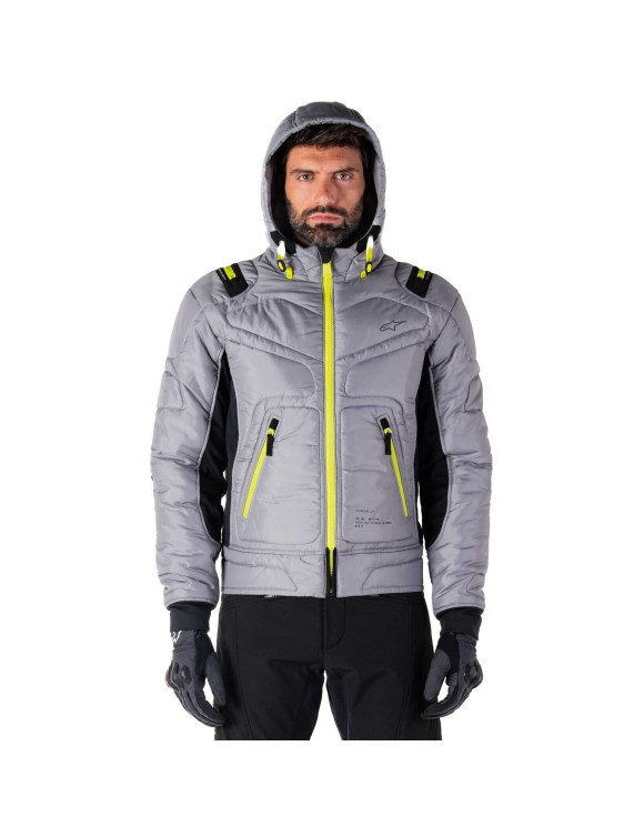 Giacca Moto Alpinestars Impermeabile Mohobbs - Grigio lunare/Verde limone 32009259143 - 7 Giacca Moto Alpinestars Impermeabile Mohobbs - Grigio lunare/Verde limone 32009259143 - 7