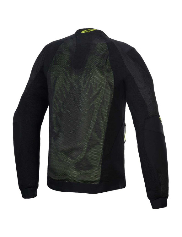 Veste de moto Alpinestars Troop-Air - Noir/Jaune Fluo 3301225168 - 2