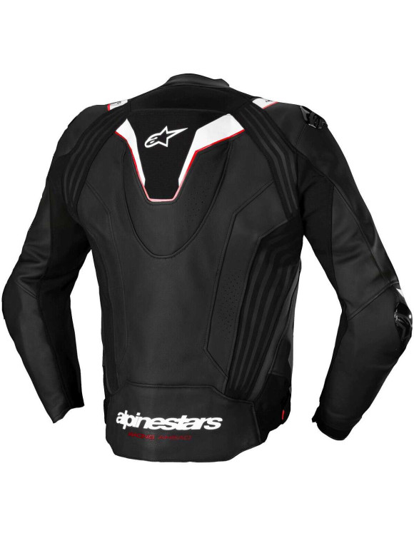 Alpinestars Missile V3 Ignition Leder-Motorradjacke – Schwarz/Weiß 310032512 - 2 Alpinestars Missile V3 Ignition Leder-Motorradjacke – Schwarz/Weiß 310032512 - 2