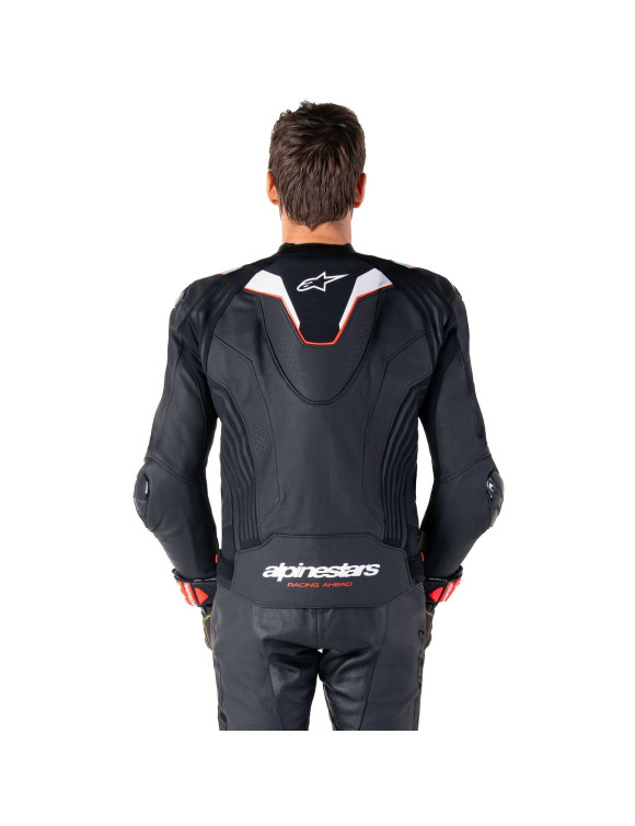 Chaqueta de moto de cuero Alpinestars Missile V3 Ignition - Negro/Blanco 310032512 - 7 Chaqueta de moto de cuero Alpinestars Missile V3 Ignition - Negro/Blanco 310032512 - 7